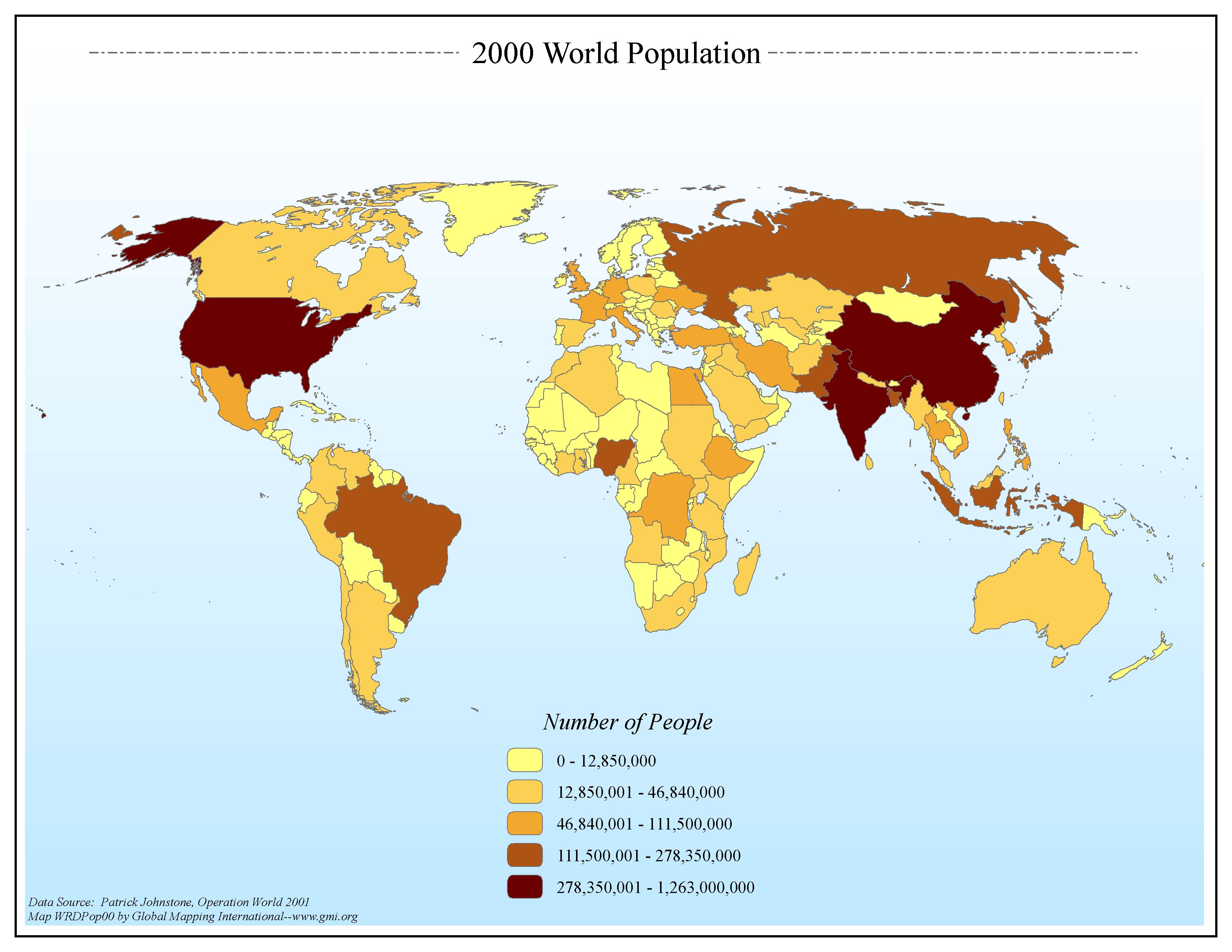 2000 World Population