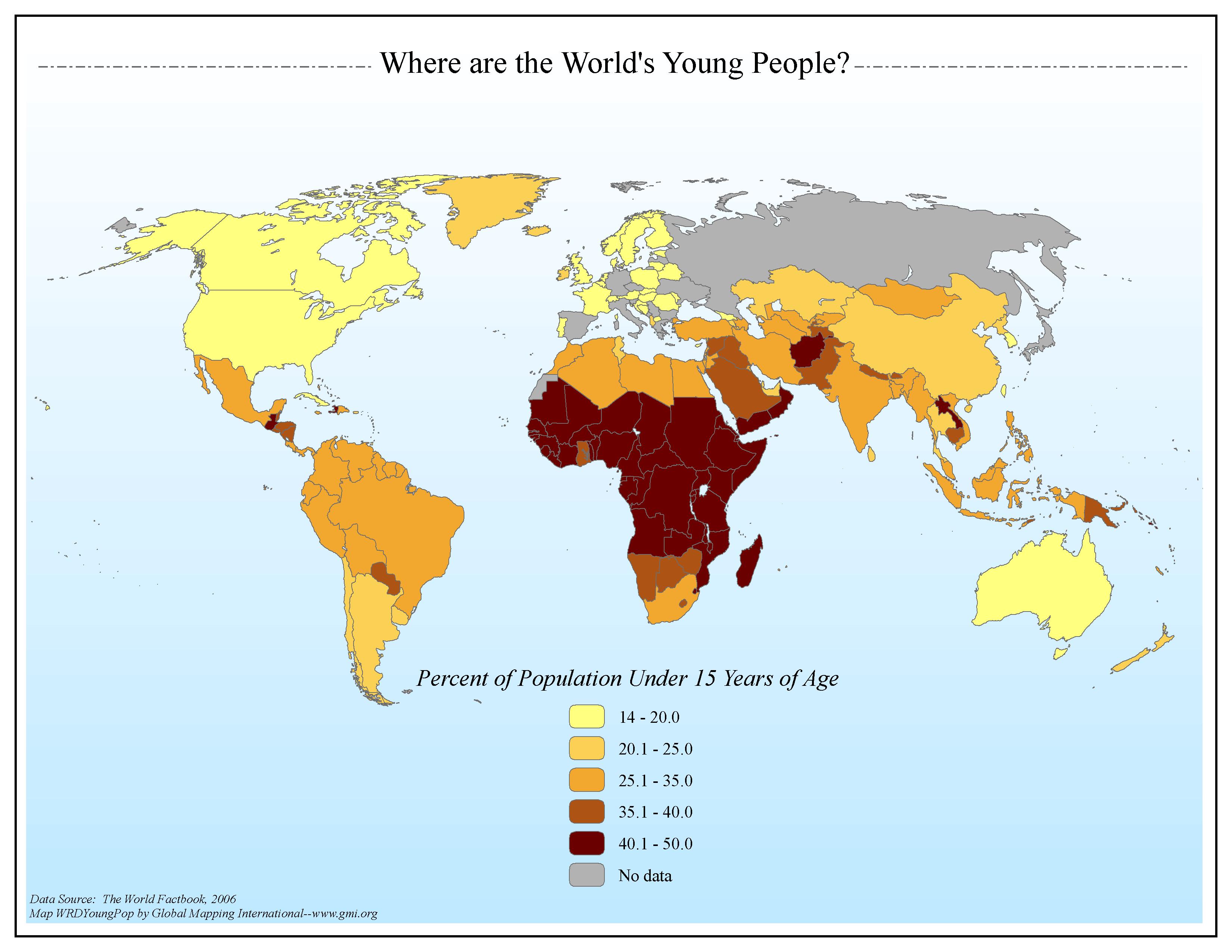 Where are the World's Young People?