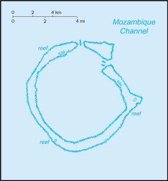 Bassas da India map (World Factbook) (image for) Bassas da India map (World Factbook)